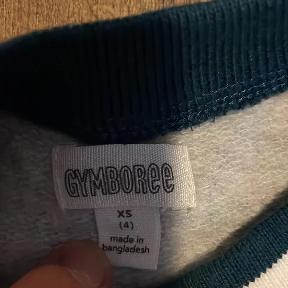 Gymboree Girl’s Crewneck Sweatshirt Floral Pattern Size XS (4) - Picture 4 of 6